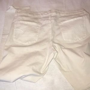 AEO white Jeggings